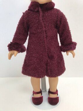American Girl Doll of Today Garnet Holiday Outfit Dress And Shoes Only *NO DOLL*